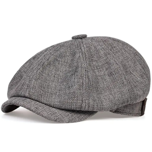ZLS APPAREL Herren Newsboy Cap - Klassische Zeitungskappe Aus Baumwolle